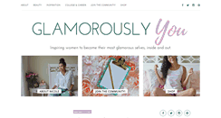 Desktop Screenshot of glamorouslyyou.com