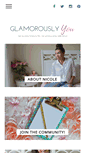 Mobile Screenshot of glamorouslyyou.com